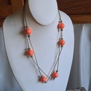 Anne Taylor Orange Necklace